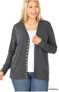 Snap Button Cardigans