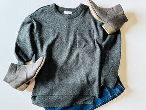 Basic Pocket Sweaters