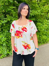 Load image into Gallery viewer, Off the Shoulder Floral Top