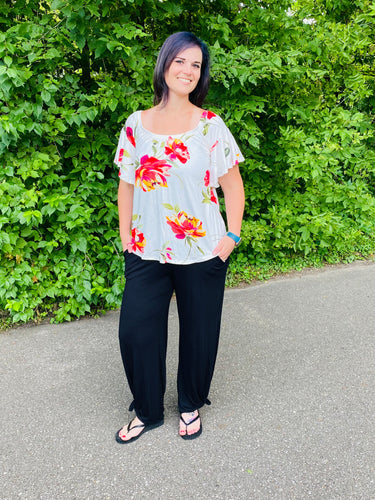 Off the Shoulder Floral Top